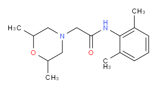 2-(2,6-dimethylmorpholino)-N-(2,6-dimethylphenyl)acetamide