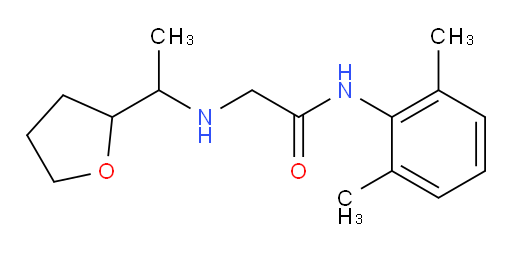 N-(2,6-dimethylphenyl)-2-((1-(tetrahydrofuran-2-yl)ethyl)amino)acetamide
