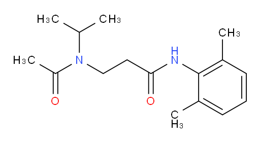 N-(2,6-dimethylphenyl)-3-(N-isopropylacetamido)propanamide
