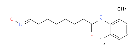(E)-N-(2,6-dimethylphenyl)-8-(hydroxyimino)octanamide