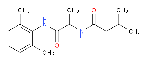 N-(1-((2,6-dimethylphenyl)amino)-1-oxopropan-2-yl)-3-methylbutanamide
