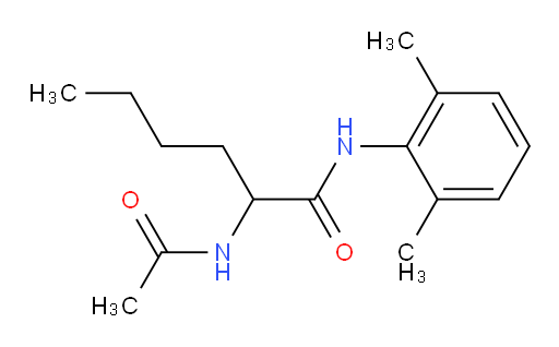 2-acetamido-N-(2,6-dimethylphenyl)hexanamide