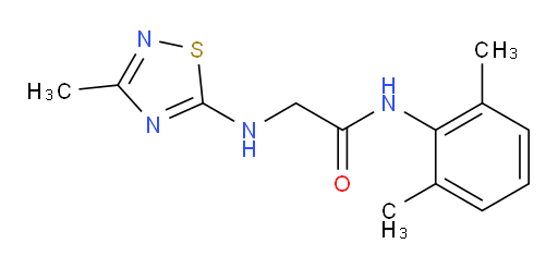 N-(2,6-dimethylphenyl)-2-((3-methyl-1,2,4-thiadiazol-5-yl)amino)acetamide