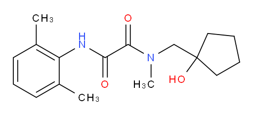 N1-(2,6-dimethylphenyl)-N2-((1-hydroxycyclopentyl)methyl)-N2-methyloxalamide