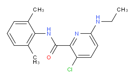 3-chloro-N-(2,6-dimethylphenyl)-6-(ethylamino)picolinamide