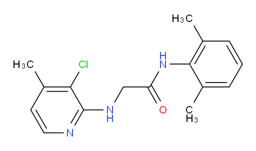 2-((3-chloro-4-methylpyridin-2-yl)amino)-N-(2,6-dimethylphenyl)acetamide