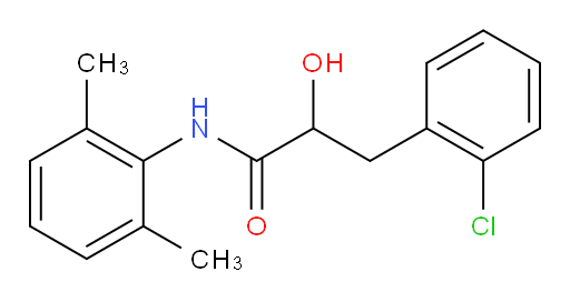3-(2-chlorophenyl)-N-(2,6-dimethylphenyl)-2-hydroxypropanamide