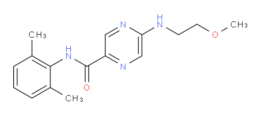N-(2,6-dimethylphenyl)-5-((2-methoxyethyl)amino)pyrazine-2-carboxamide