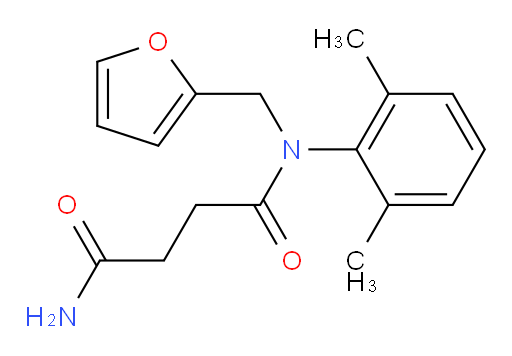 N1-(2,6-dimethylphenyl)-N1-(furan-2-ylmethyl)succinamide