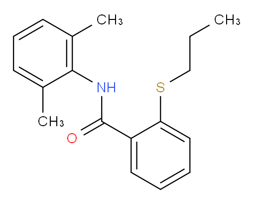 N-(2,6-dimethylphenyl)-2-(propylthio)benzamide
