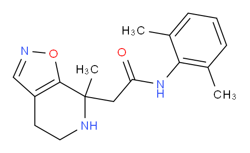 N-(2,6-dimethylphenyl)-2-(7-methyl-4,5,6,7-tetrahydroisoxazolo[5,4-c]pyridin-7-yl)acetamide