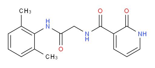 N-(2-((2,6-dimethylphenyl)amino)-2-oxoethyl)-2-oxo-1,2-dihydropyridine-3-carboxamide