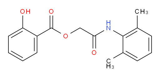 2-((2,6-dimethylphenyl)amino)-2-oxoethyl 2-hydroxybenzoate