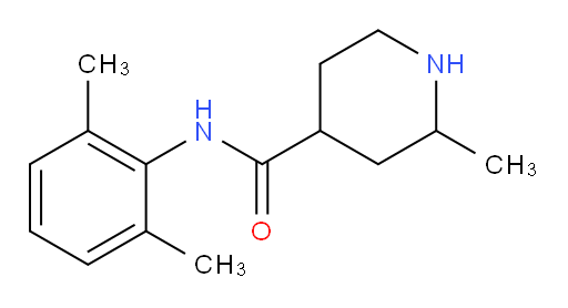 N-(2,6-dimethylphenyl)-2-methylpiperidine-4-carboxamide