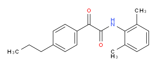 N-(2,6-dimethylphenyl)-2-oxo-2-(4-propylphenyl)acetamide