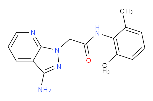 2-(3-amino-1H-pyrazolo[3,4-b]pyridin-1-yl)-N-(2,6-dimethylphenyl)acetamide