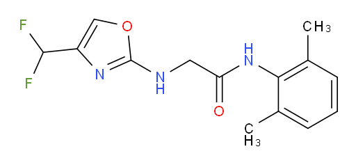 2-((4-(difluoromethyl)oxazol-2-yl)amino)-N-(2,6-dimethylphenyl)acetamide
