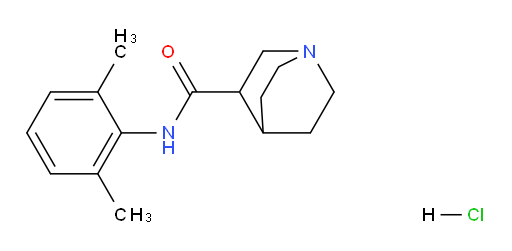 N-(2,6-dimethylphenyl)quinuclidine-3-carboxamide hydrochloride