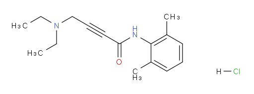 4-(diethylamino)-N-(2,6-dimethylphenyl)but-2-ynamide hydrochloride