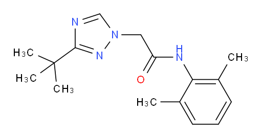 2-(3-(tert-butyl)-1H-1,2,4-triazol-1-yl)-N-(2,6-dimethylphenyl)acetamide
