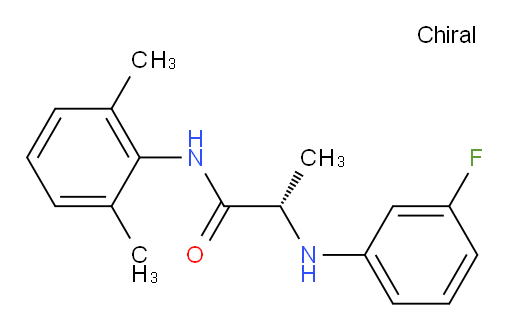 (S)-N-(2,6-dimethylphenyl)-2-((3-fluorophenyl)amino)propanamide