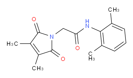 2-(3,4-dimethyl-2,5-dioxo-2,5-dihydro-1H-pyrrol-1-yl)-N-(2,6-dimethylphenyl)acetamide
