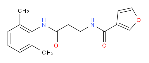 N-(3-((2,6-dimethylphenyl)amino)-3-oxopropyl)furan-3-carboxamide
