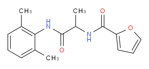 N-(1-((2,6-dimethylphenyl)amino)-1-oxopropan-2-yl)furan-2-carboxamide