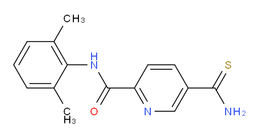 5-carbamothioyl-N-(2,6-dimethylphenyl)picolinamide