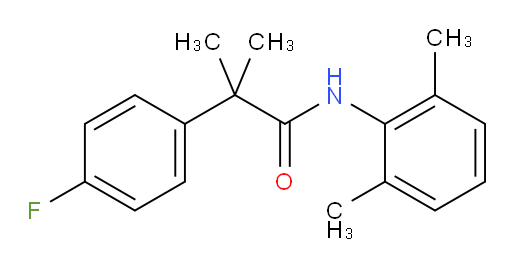 N-(2,6-dimethylphenyl)-2-(4-fluorophenyl)-2-methylpropanamide