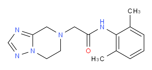 2-(5,6-dihydro-[1,2,4]triazolo[1,5-a]pyrazin-7(8H)-yl)-N-(2,6-dimethylphenyl)acetamide