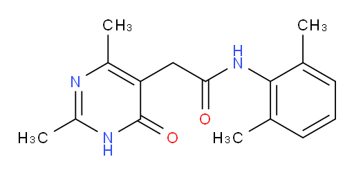 2-(2,4-dimethyl-6-oxo-1,6-dihydropyrimidin-5-yl)-N-(2,6-dimethylphenyl)acetamide