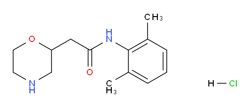 N-(2,6-dimethylphenyl)-2-(morpholin-2-yl)acetamide hydrochloride
