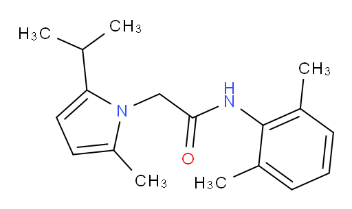 N-(2,6-dimethylphenyl)-2-(2-isopropyl-5-methyl-1H-pyrrol-1-yl)acetamide