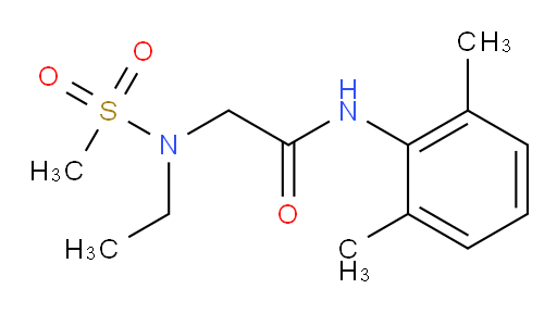 N-(2,6-dimethylphenyl)-2-(N-ethylmethylsulfonamido)acetamide