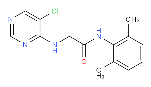 2-((5-chloropyrimidin-4-yl)amino)-N-(2,6-dimethylphenyl)acetamide