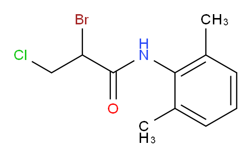 2-bromo-3-chloro-N-(2,6-dimethylphenyl)propanamide