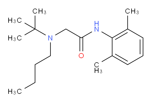 2-(tert-butyl(butyl)amino)-N-(2,6-dimethylphenyl)acetamide