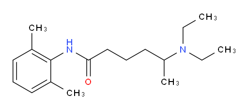 5-(diethylamino)-N-(2,6-dimethylphenyl)hexanamide