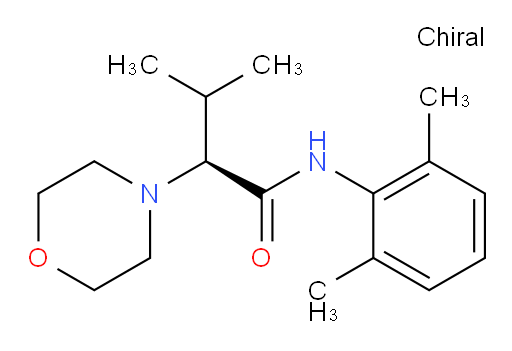(S)-N-(2,6-dimethylphenyl)-3-methyl-2-morpholinobutanamide