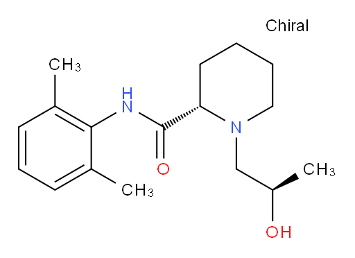 (S)-N-(2,6-dimethylphenyl)-1-((R)-2-hydroxypropyl)piperidine-2-carboxamide
