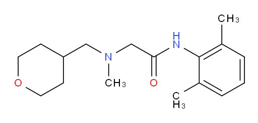 N-(2,6-dimethylphenyl)-2-(methyl((tetrahydro-2H-pyran-4-yl)methyl)amino)acetamide