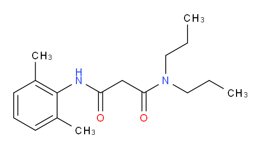 N1-(2,6-dimethylphenyl)-N3,N3-dipropylmalonamide