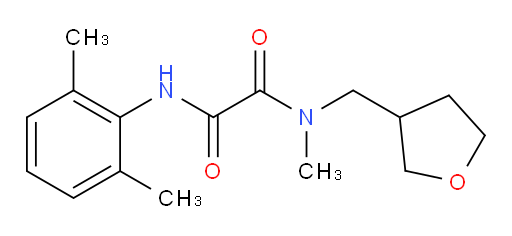 N1-(2,6-dimethylphenyl)-N2-methyl-N2-((tetrahydrofuran-3-yl)methyl)oxalamide