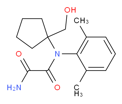 N1-(2,6-dimethylphenyl)-N1-(1-(hydroxymethyl)cyclopentyl)oxalamide
