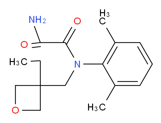 N1-(2,6-dimethylphenyl)-N1-((3-ethyloxetan-3-yl)methyl)oxalamide