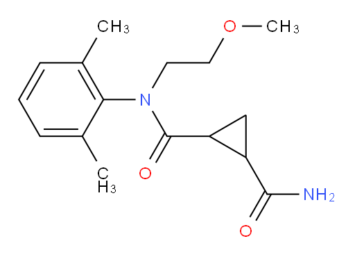 N1-(2,6-dimethylphenyl)-N1-(2-methoxyethyl)cyclopropane-1,2-dicarboxamide