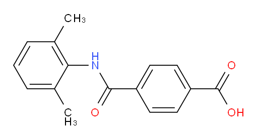 4-((2,6-dimethylphenyl)carbamoyl)benzoic acid