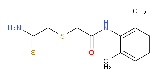 2-((2-amino-2-thioxoethyl)thio)-N-(2,6-dimethylphenyl)acetamide