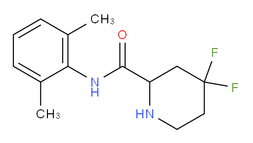 N-(2,6-dimethylphenyl)-4,4-difluoropiperidine-2-carboxamide